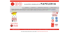 Desktop Screenshot of agbpapeleria.com